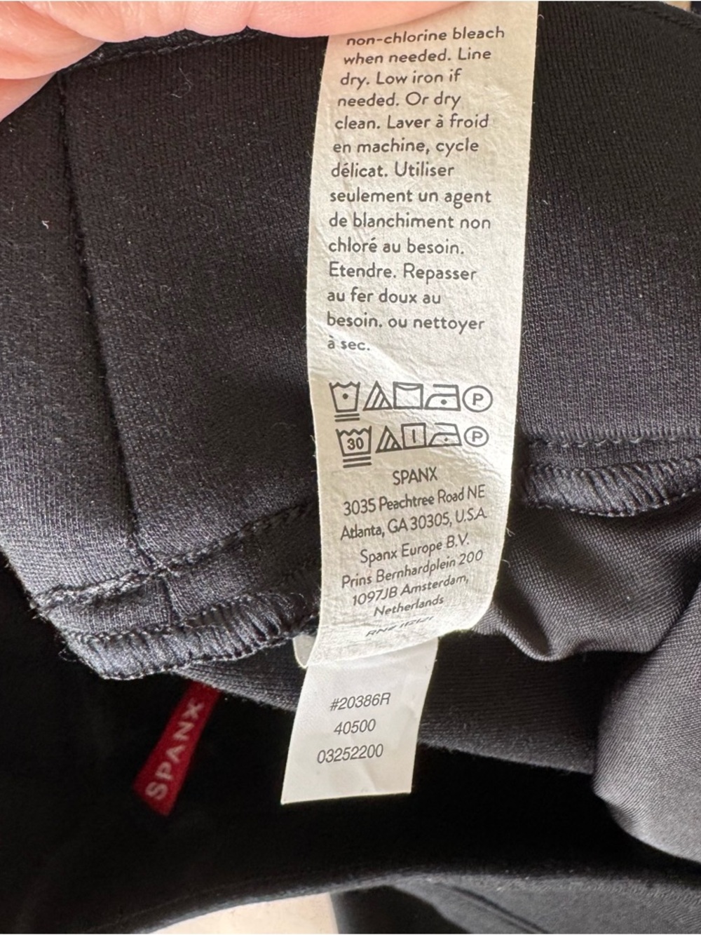 SPANX Black Women's Slim Pull-On Dress Pants - Picture 8 of 9